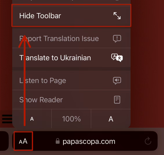 Landscape mode instruction image
